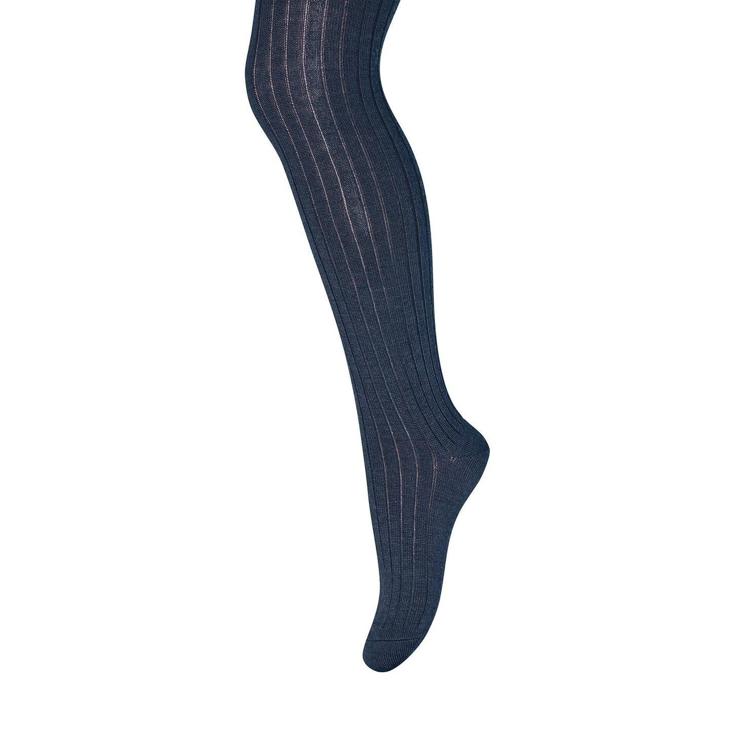 MP Strumpfhose aus Wolle - gerippt - navy
