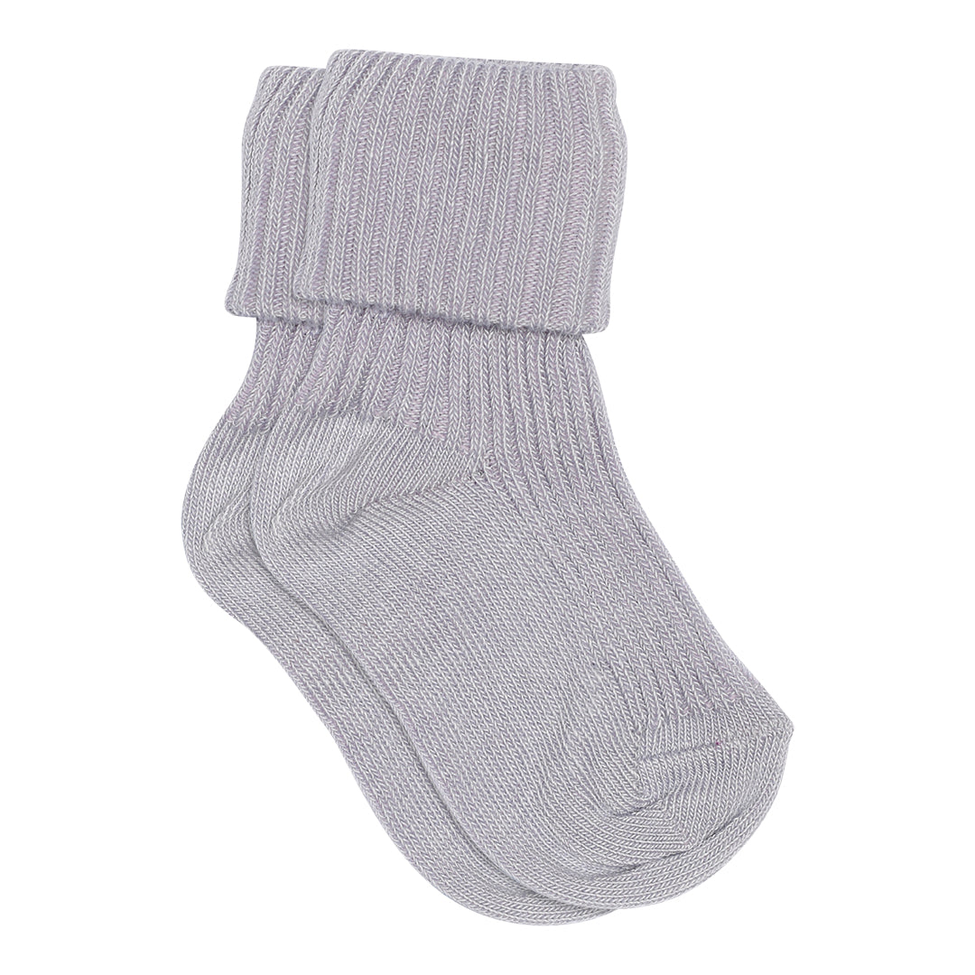 MP Kids Socken Baumwolle gerippt - Lavender Sky