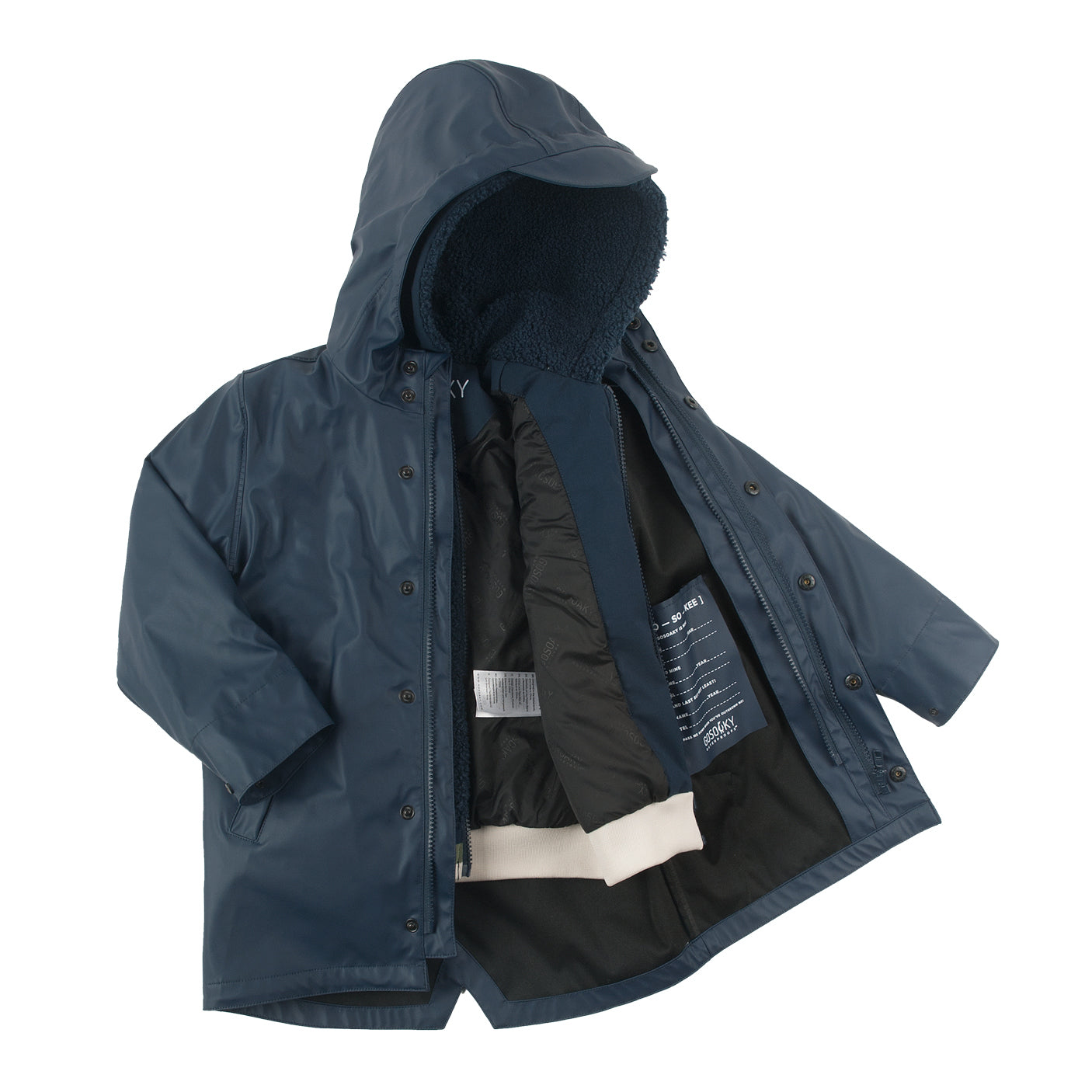 Gosoaky Regenmantel Snake Pit - true blue